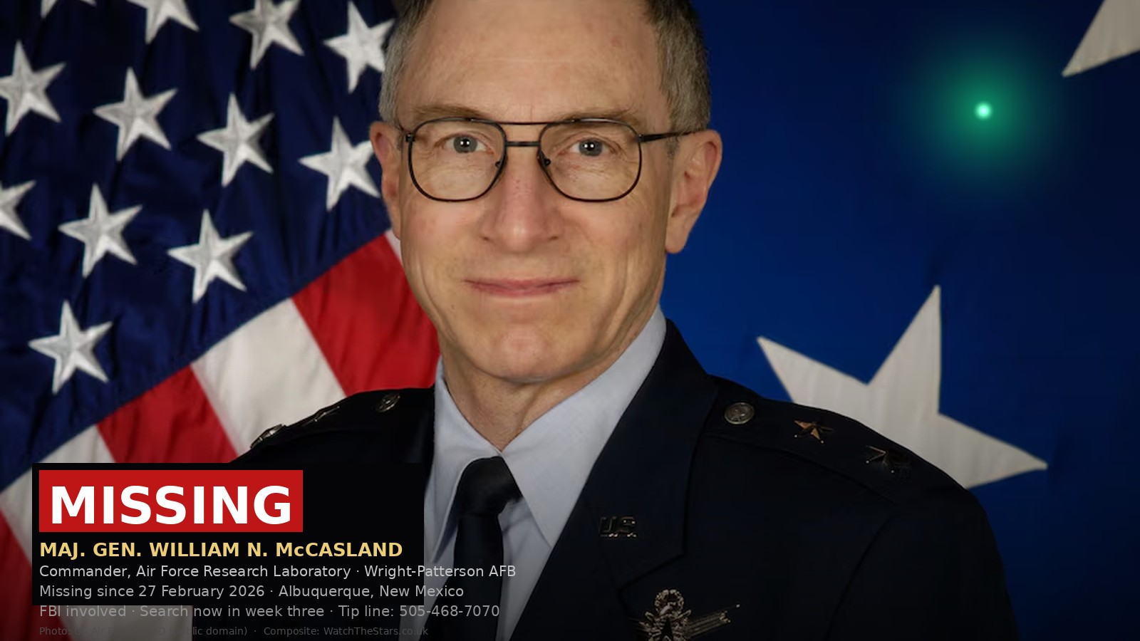 The Missing General: A UAP-Connected Air Force Officer Vanishes in New Mexico